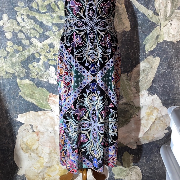 Free People Velvet Iris Maxi Dress NWT boho - Picture 4 of 6